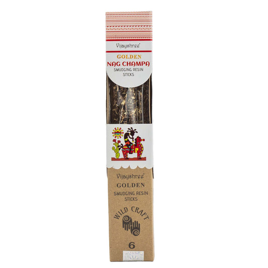 Golden Nag Champa Füstölőgyanta rudak - 30g