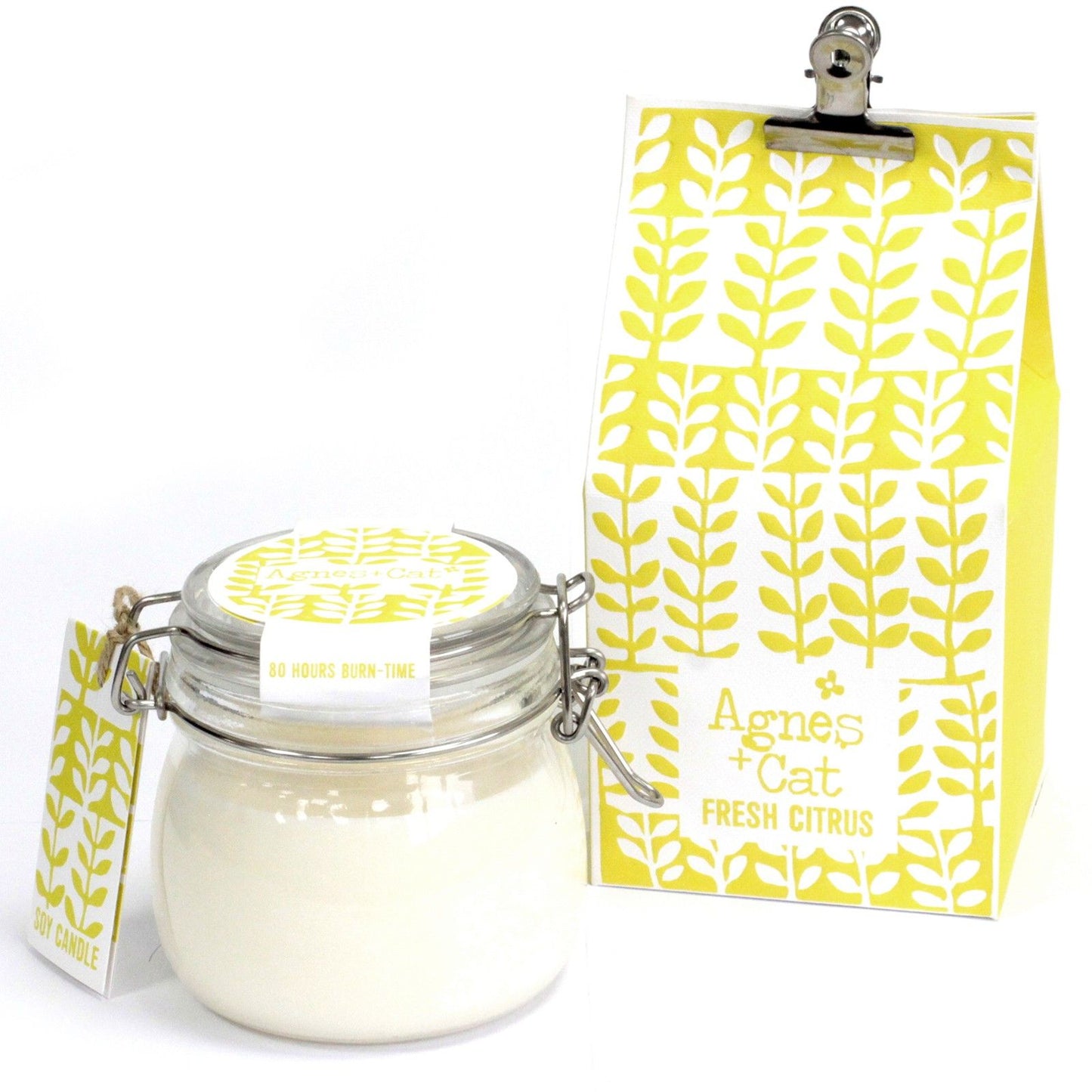 Kilner üveggyertya - Citrus