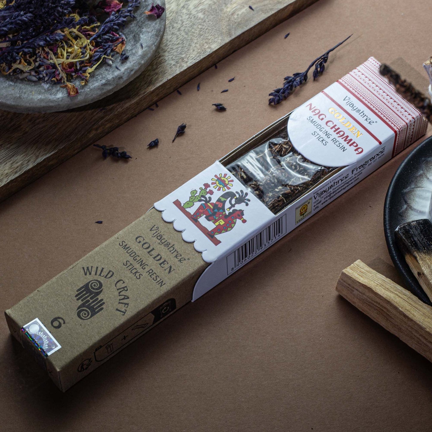 Golden Nag Champa Füstölőgyanta rudak - 30g