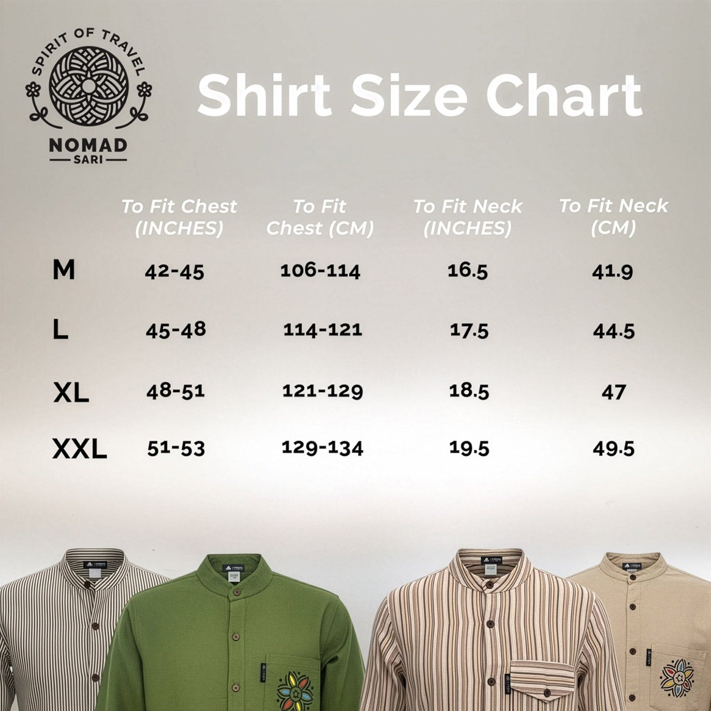 Nomad Sari Grandad Shirt - Brown Beige