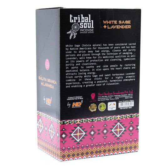 Tribal Soul füstölő - Fehér zsálya + levendula