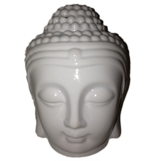 Buddha fej olajpárologtató - Fehér