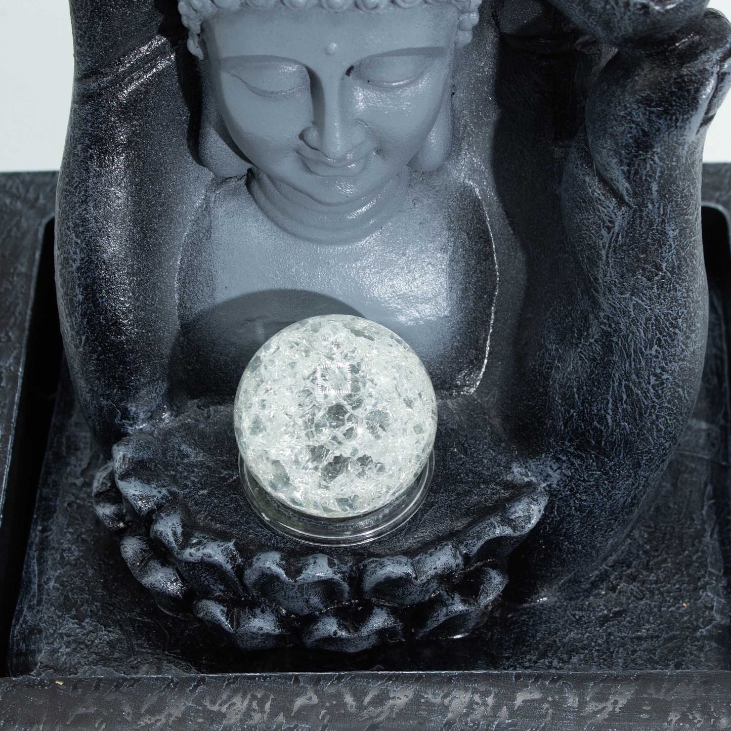Buddha Kéz & Fej Asztali Vízesés (20x25x35cm)