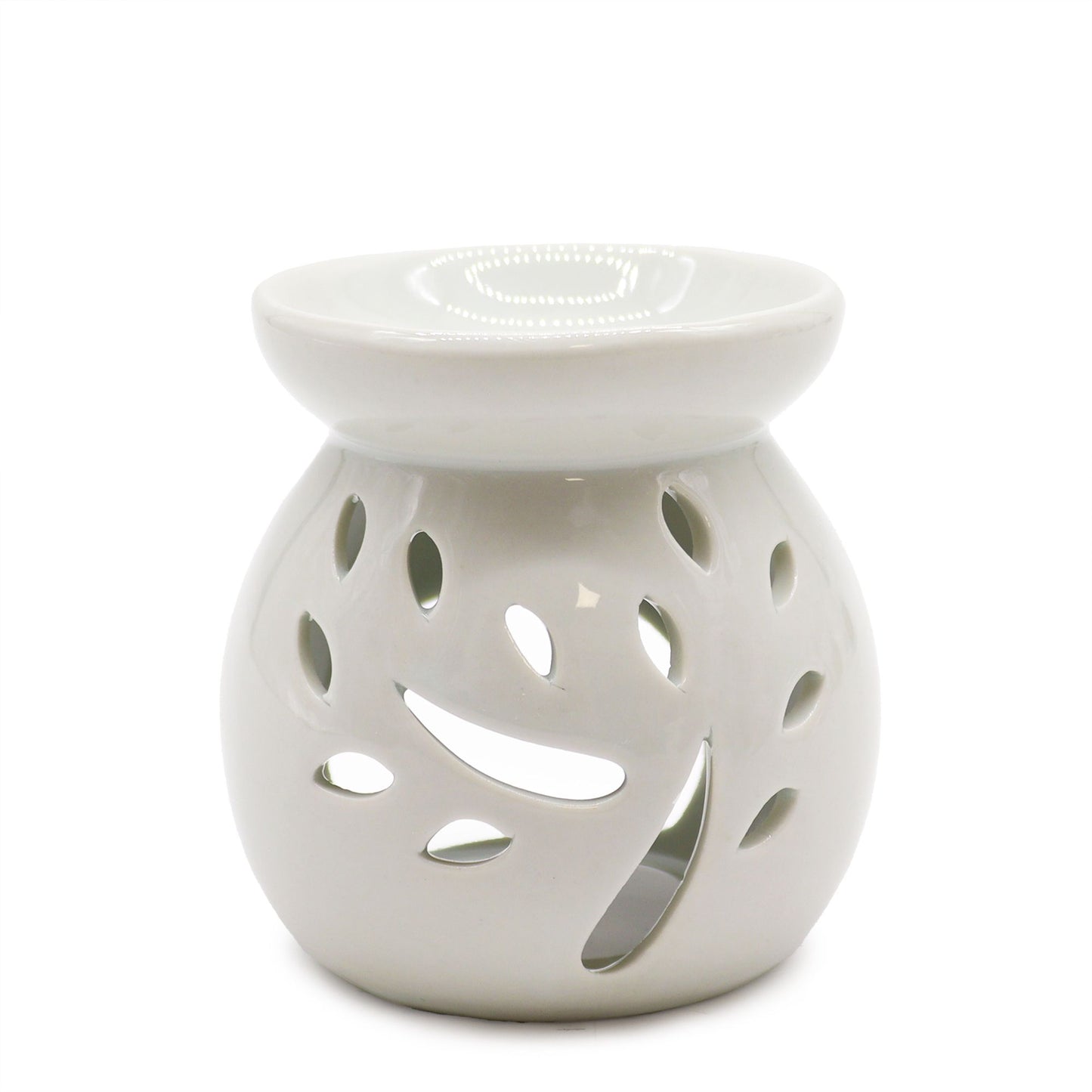 Sm Classic fehér illóolaj párologtató - Fenyőfa kivágással