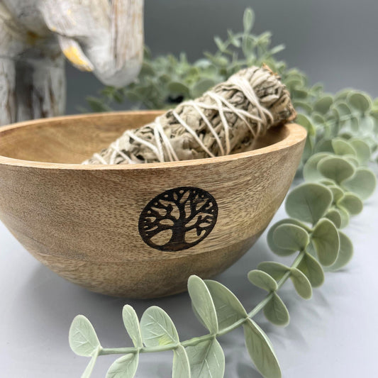 Fa Szmokingoló és Rituális Áldozati Tál - Életfa - 14x7cm