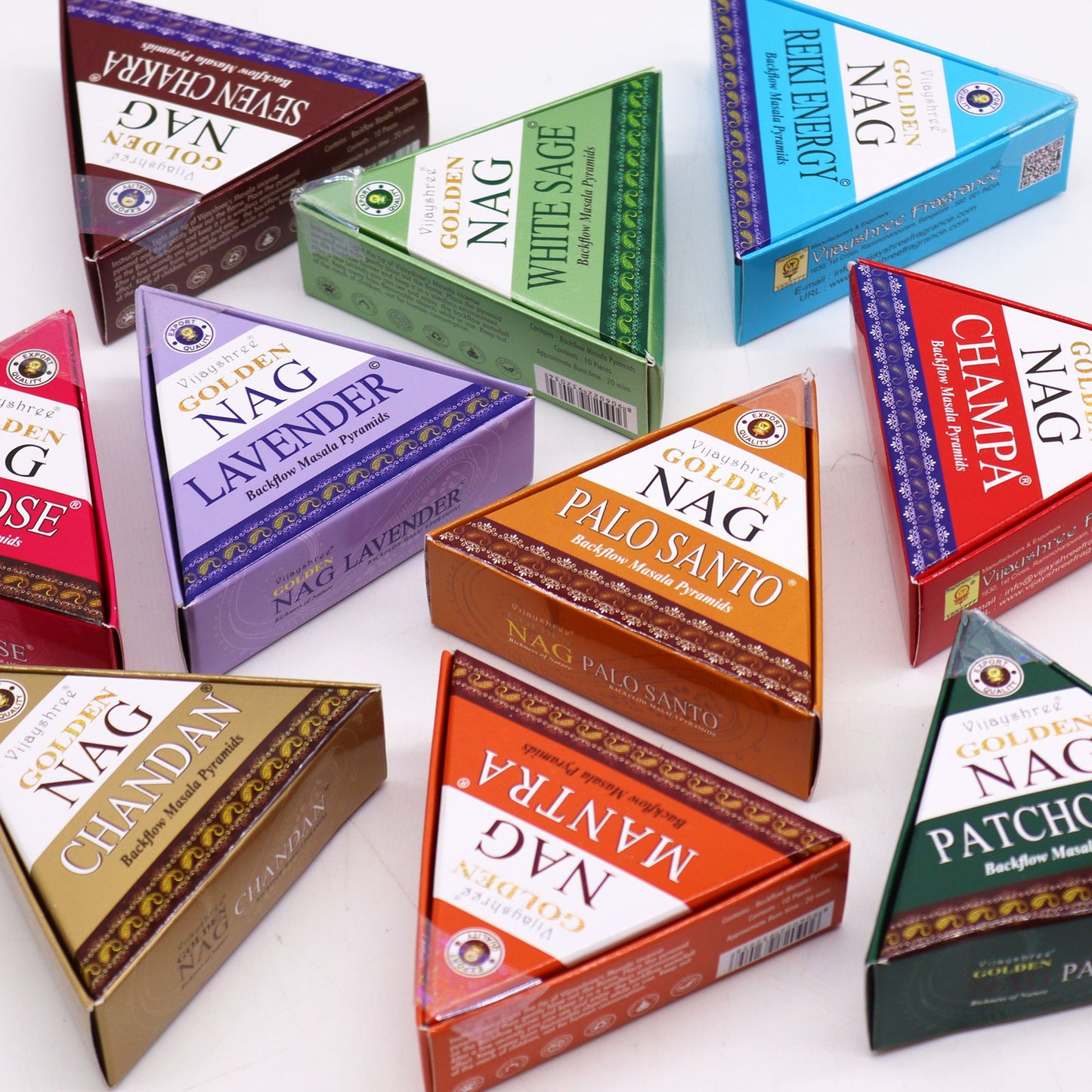 42g Jumbo Golden Nag - Mantra Visszaáramló Füstölőkúp