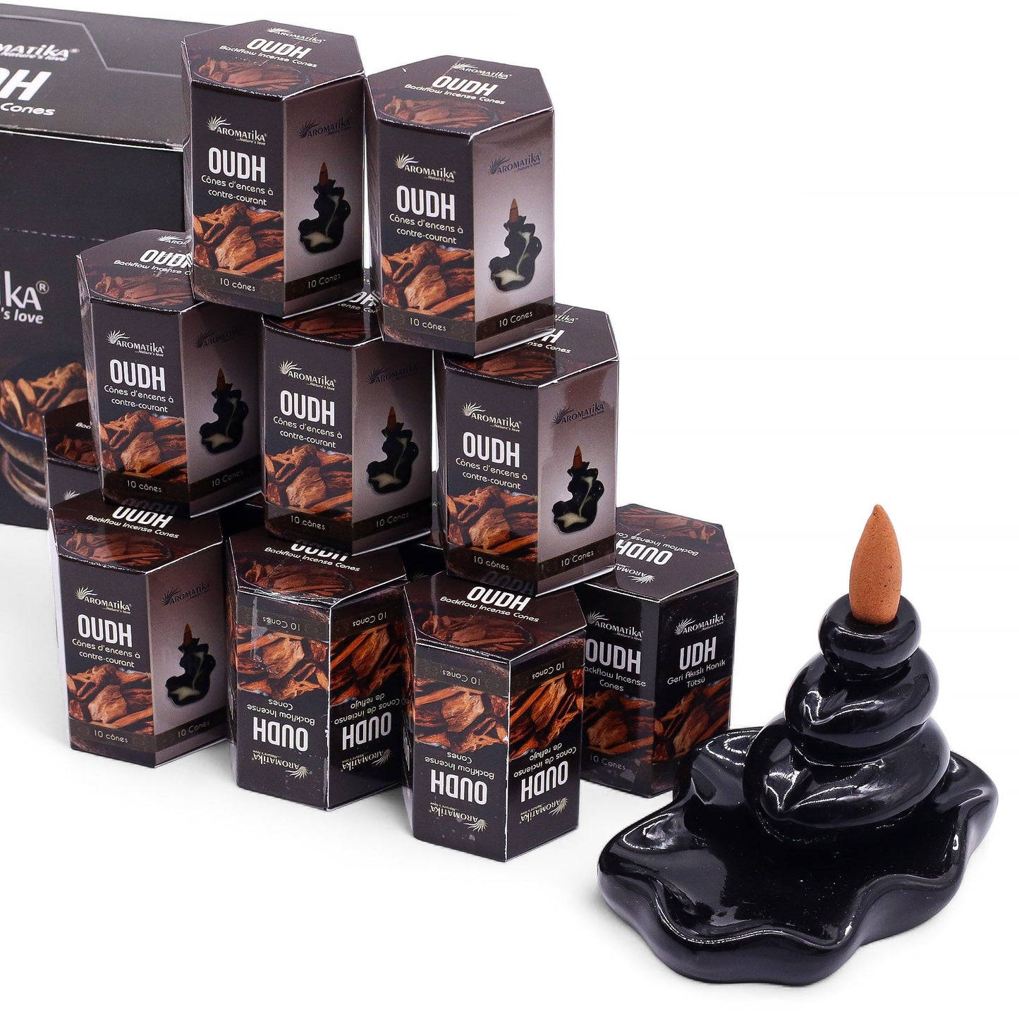 Masala visszafolyós füstölő, 10 darabos kiszerelés - Oudh