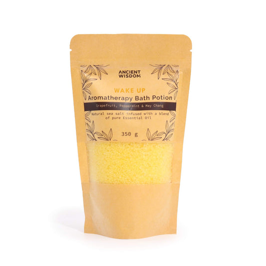 Aromaterápiás fürdőelixír nátronpapír tasakban 350g - Ébredés