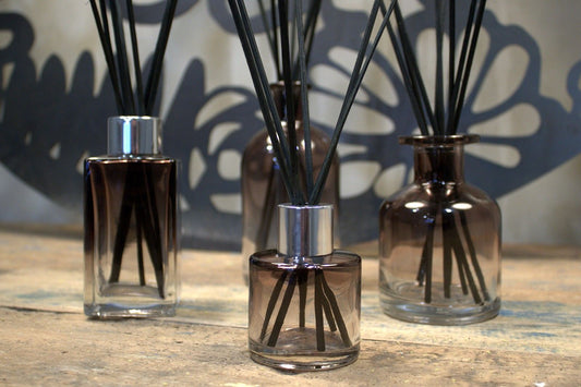 50 ml-es kerek náddiffúzor üveg – Szén