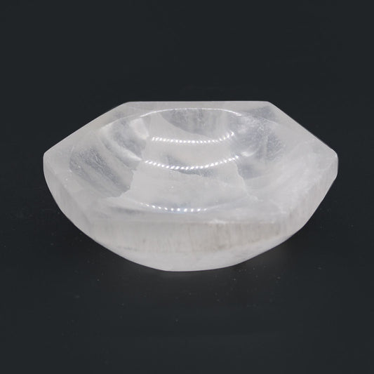 Szelenit hatszög tál - 10 cm