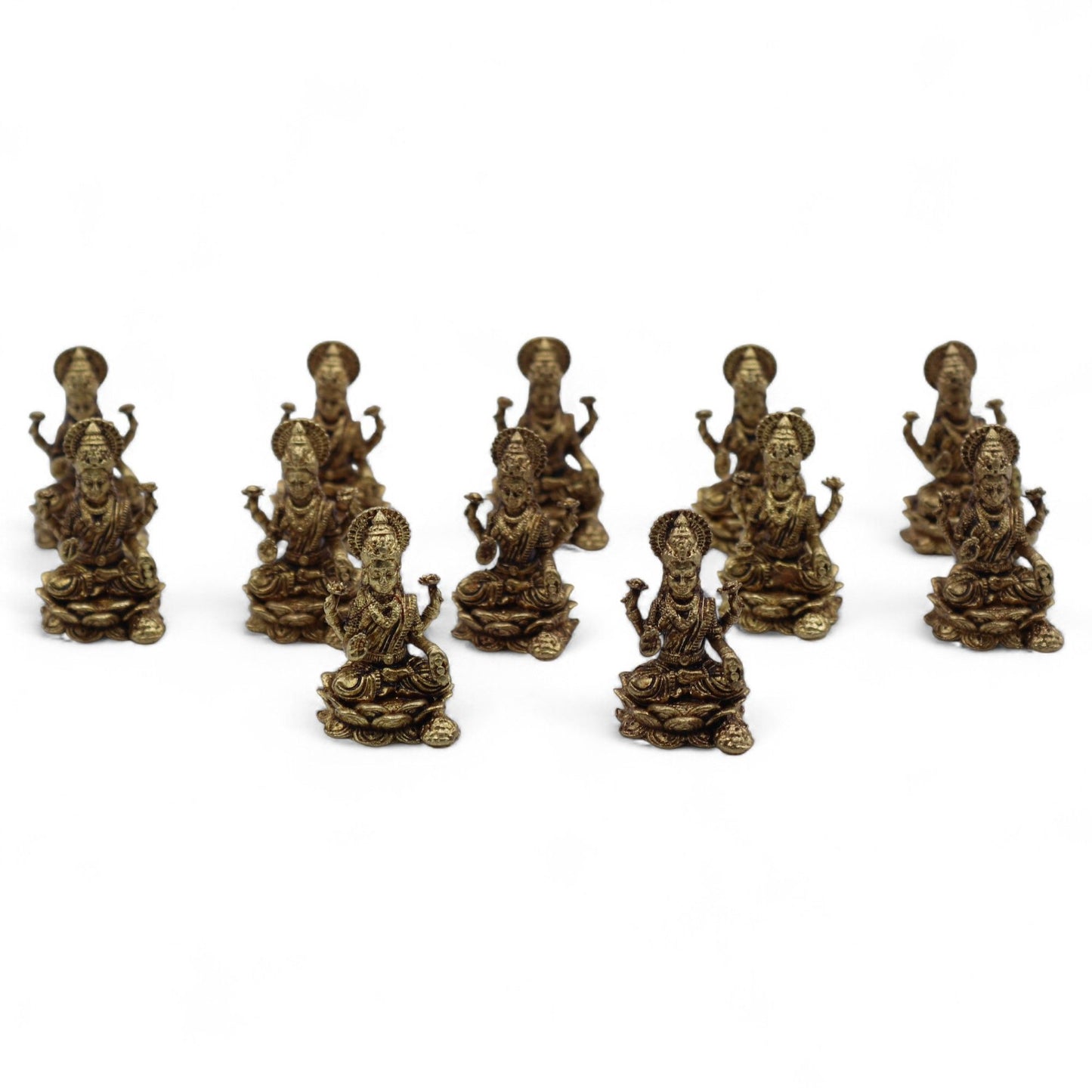 Brass Miniature Gods - Laxmi (11gms) - 30mm