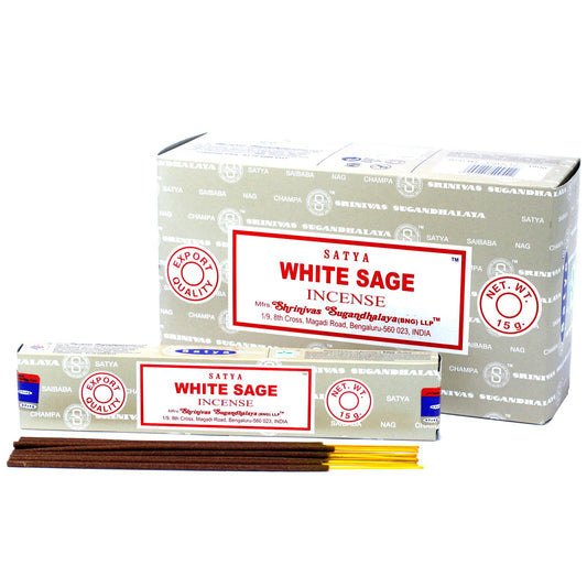 Satya Incense 15gm - Fehér Zsálya