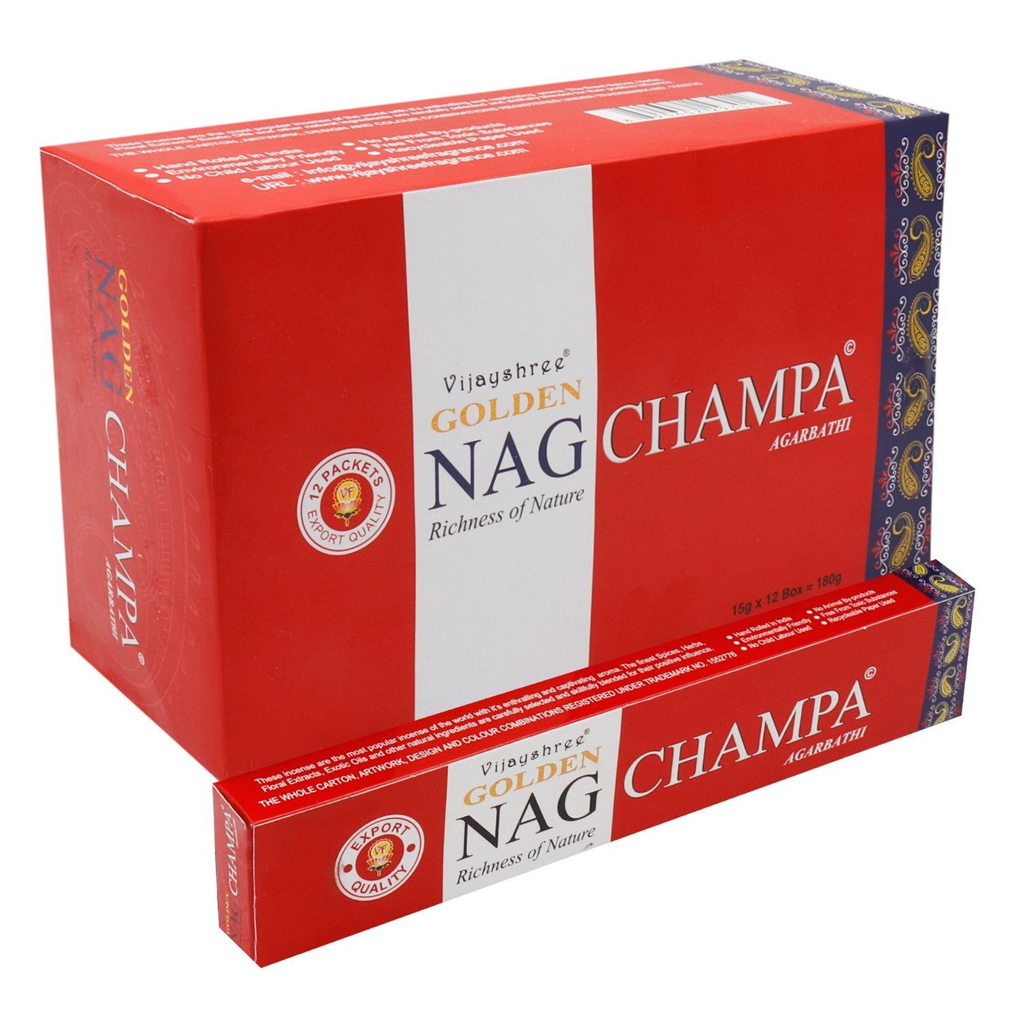 15g Golden Nag - Champa füstölő
