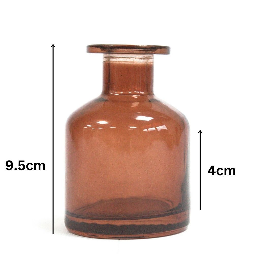 140 ml Kerek Alkimista Nád Diffúzoros Palack - Barna