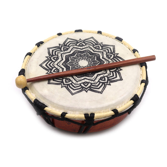 Mandala sámándob verőkkel - 20cm