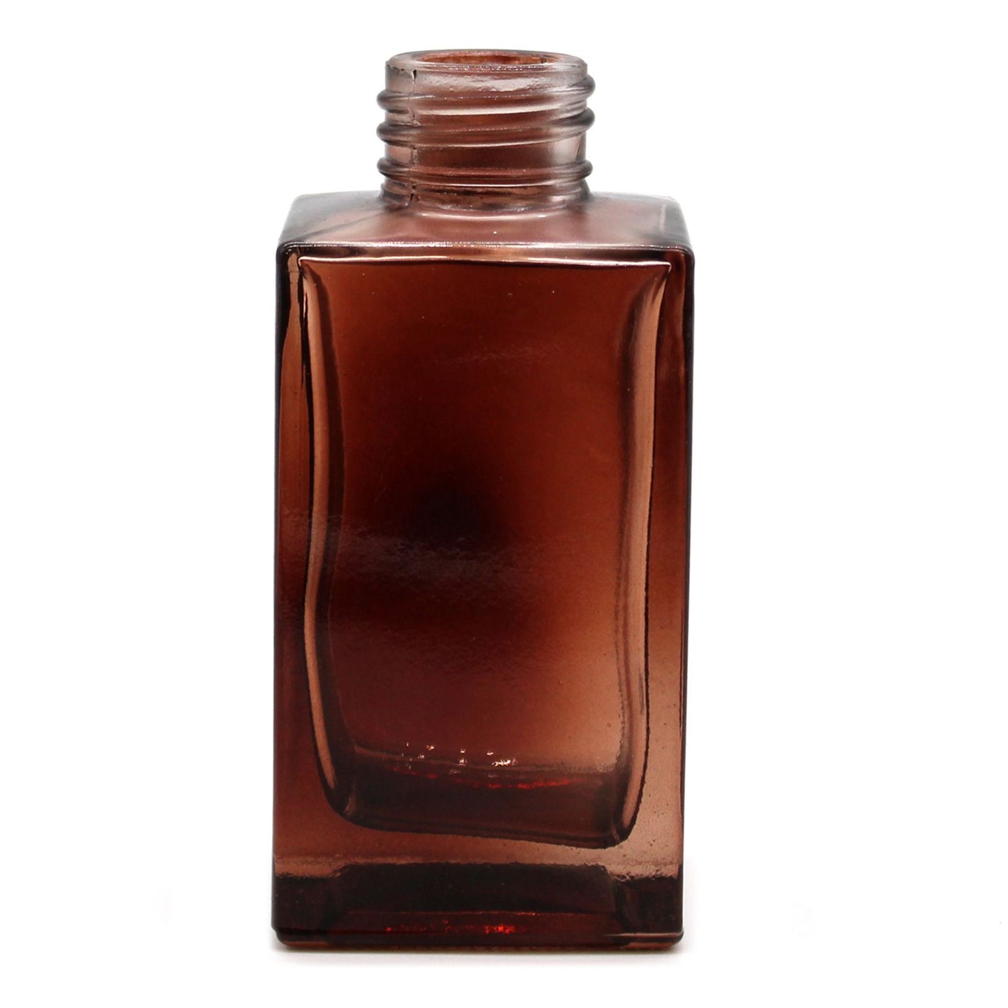 100 ml-es szögletes, hosszú pálcás diffúzorüveg - borostyán
