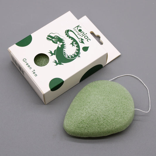 Könnycsepp Konjac Szivacs – Zöld tea – Védő