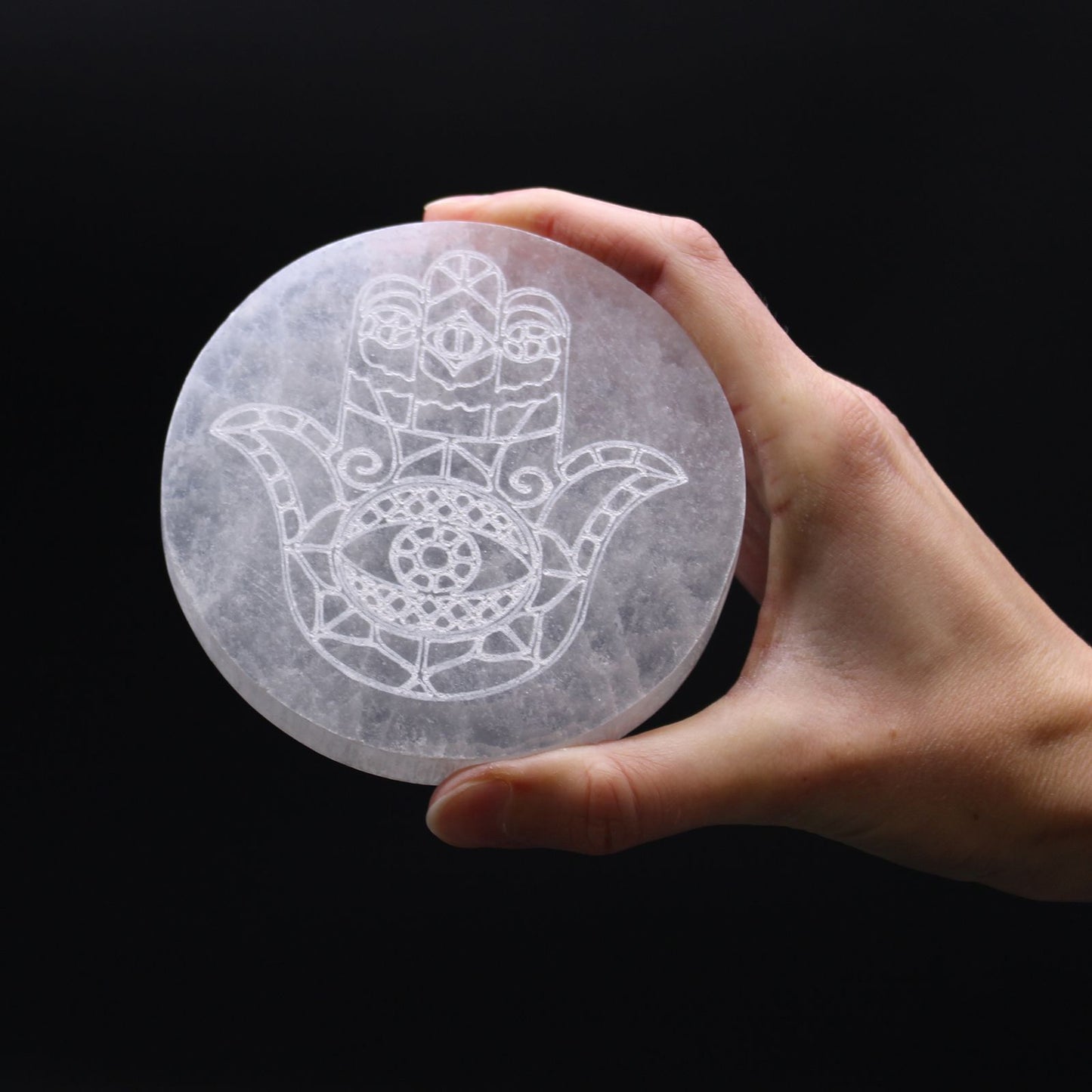 Közepes Töltőlemez 10cm - Hamsa