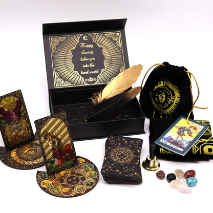 Aranyfóliás Tarot – Kezdődjön a mágia – Ajándékszett