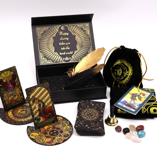 Aranyfóliás Tarot – Kezdődjön a mágia – Ajándékszett