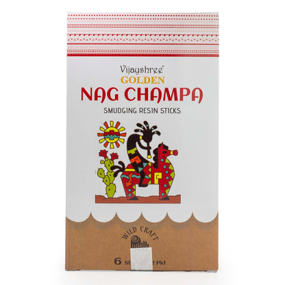 Golden Nag Champa Füstölőgyanta rudak - 30g
