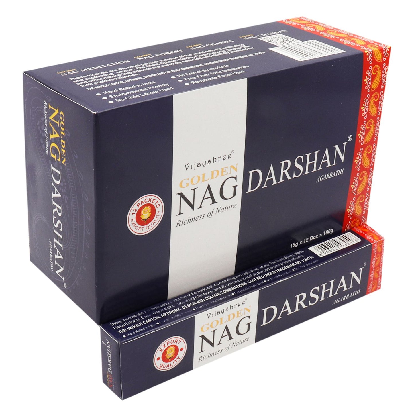 15g Golden Nag - Darshan füstölő
