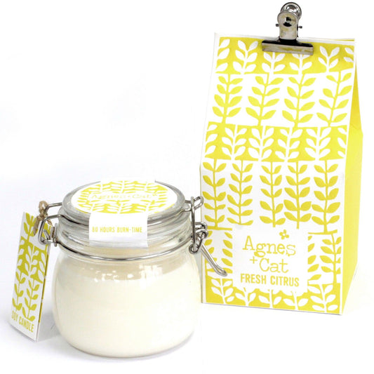 Kilner üveggyertya - Citrus
