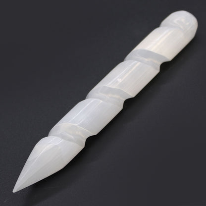 Szelenit spirális pálca – 16 cm (egyik végén hegyes)