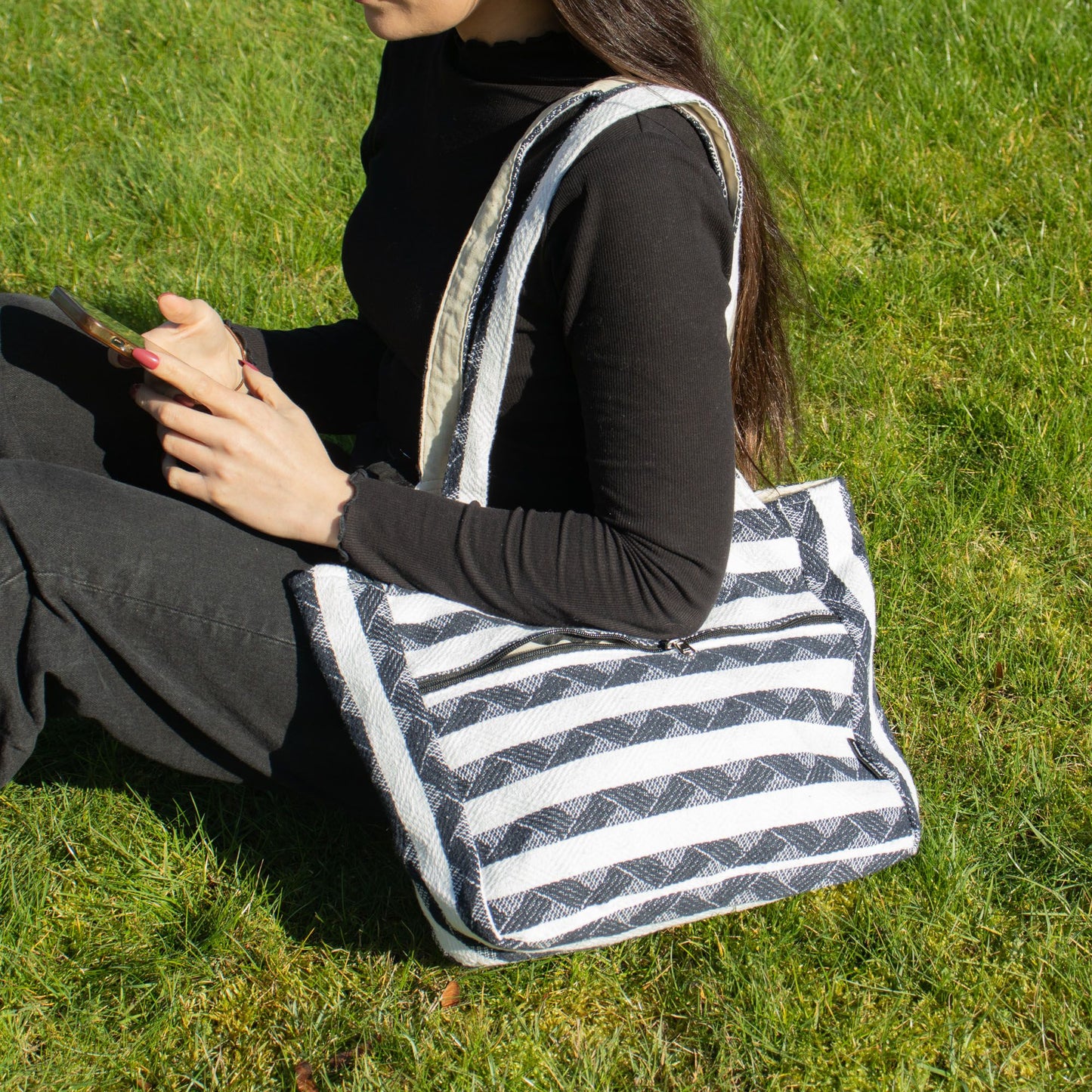 Jacquard natúr táskák – Atlas Nomad – Wander Muse táska