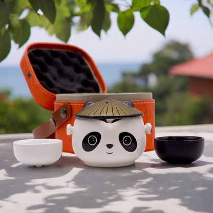 Kung Fu Panda Teáskanna Készlet - Két Csésze - Utazó Szett