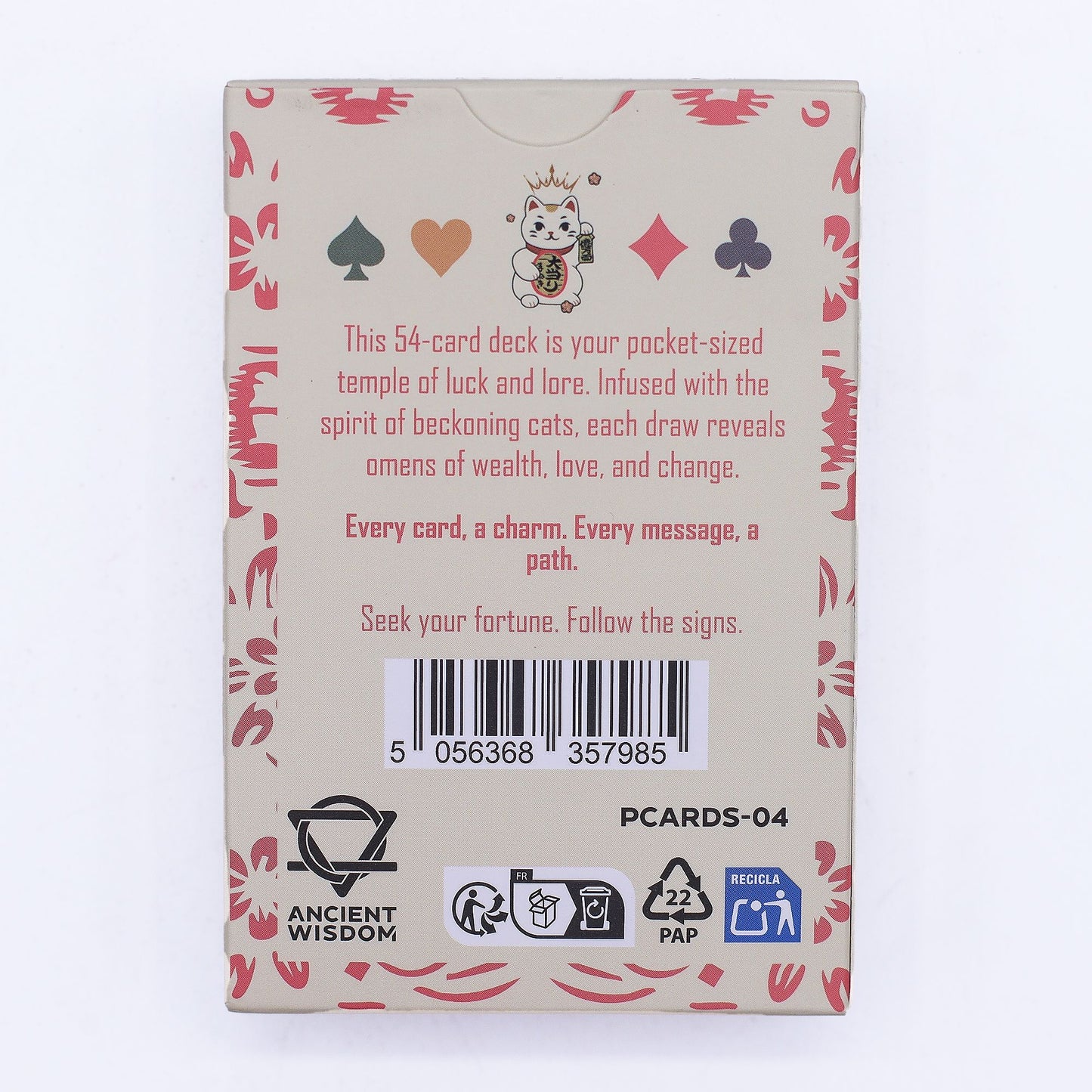 Szerencsemacskák – jóskártya pakli (Maneki Neko deck)