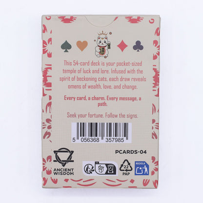 Szerencsemacskák – jóskártya pakli (Maneki Neko deck)