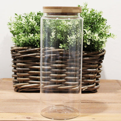 Bambusz üvegedény – 25 cm