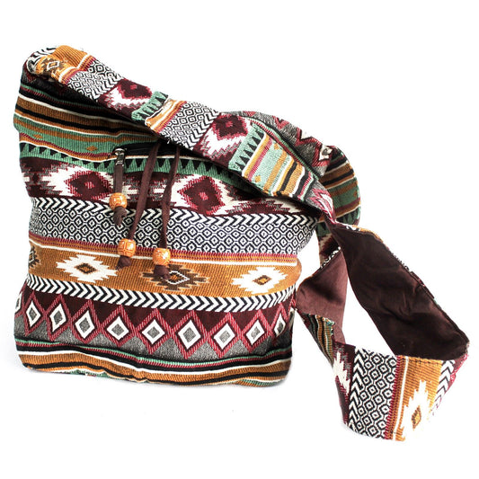 Jacquard táska – Étcsokoládé studentback