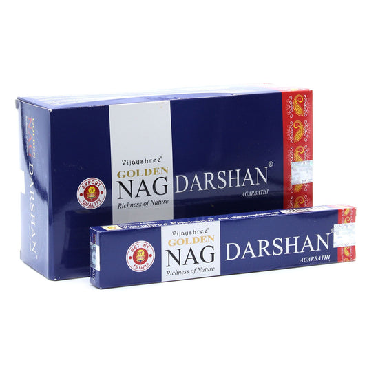15g Golden Nag - Darshan füstölő