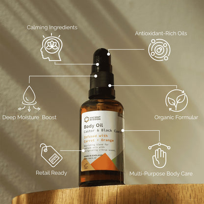 Bio testolaj 50ml - Sárgarépa és narancs