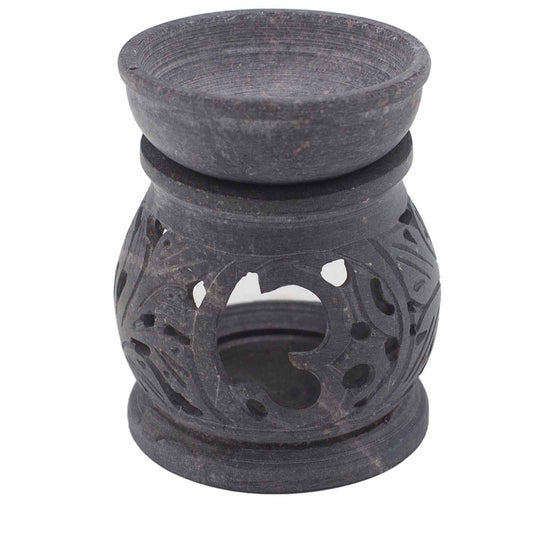 Kis szteatit olajmécses 8 cm - Om