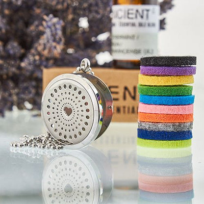 Aromaterápiás Ékszer Nyaklánc - Gyémánt Szív 30 mm