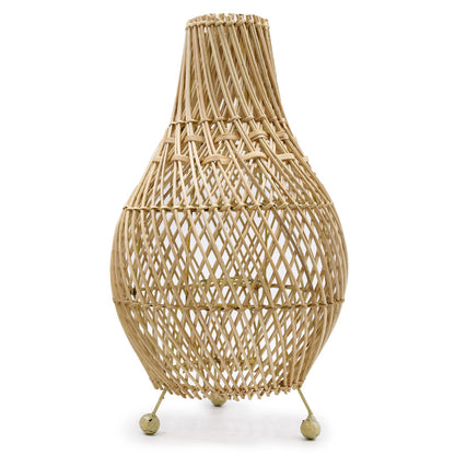 Rattan asztali lámpák - Natúr