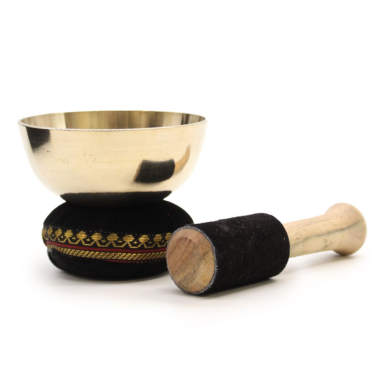Réz tibeti éneklő tál ajándékszett - 9 cm