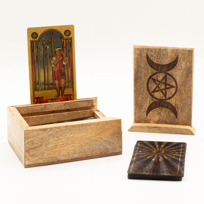 Kis Tarot doboz kártyatartóval