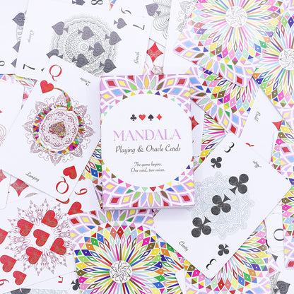 Mandala játék- és orákulumkártyák – Kaleidoszkóp szimmetria
