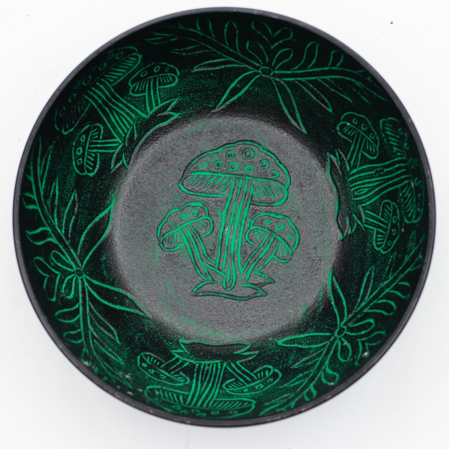 Alumínium hangtál – Varázsgomba – Zöld (20 cm)