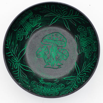 Alumínium hangtál – Varázsgomba – Zöld (20 cm)