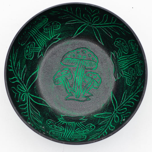 Alumínium hangtál – Varázsgomba – Zöld (20 cm)