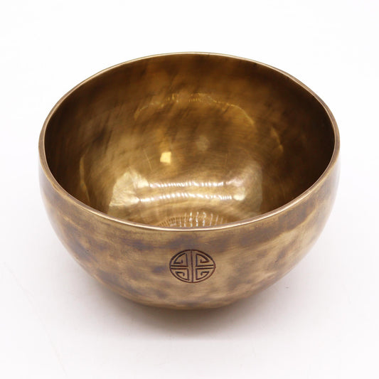Nagyméretű nepáli holdtál – (kb. 850 g) – 17 cm