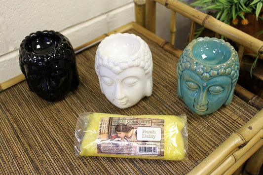 Buddha olajpárologtató – fehér