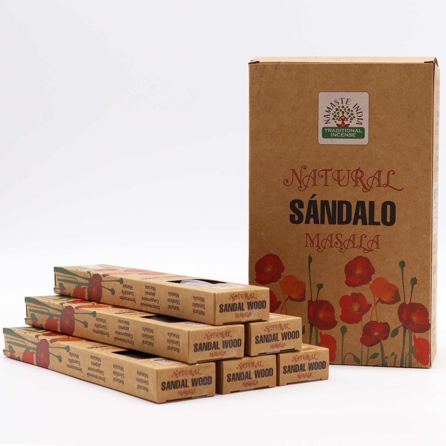 Természetes, Növényi Masala Füstölő - Szantálfa
