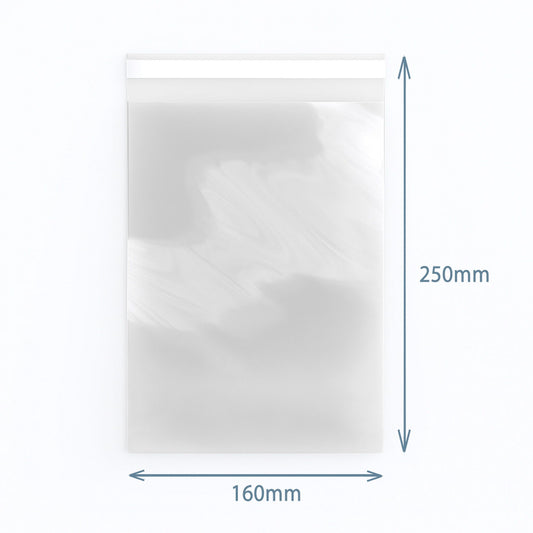 PP zsák 160x250mm, visszazárható