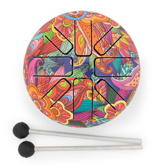 Small Hapi Drum Psychedelic – 13x9cm